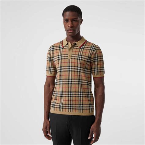 burberry mens polo tee|burberry polo shirts men's price.